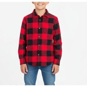 Youth Old Navy Oversized Flannel Shirt size large 10-12 (unisex)